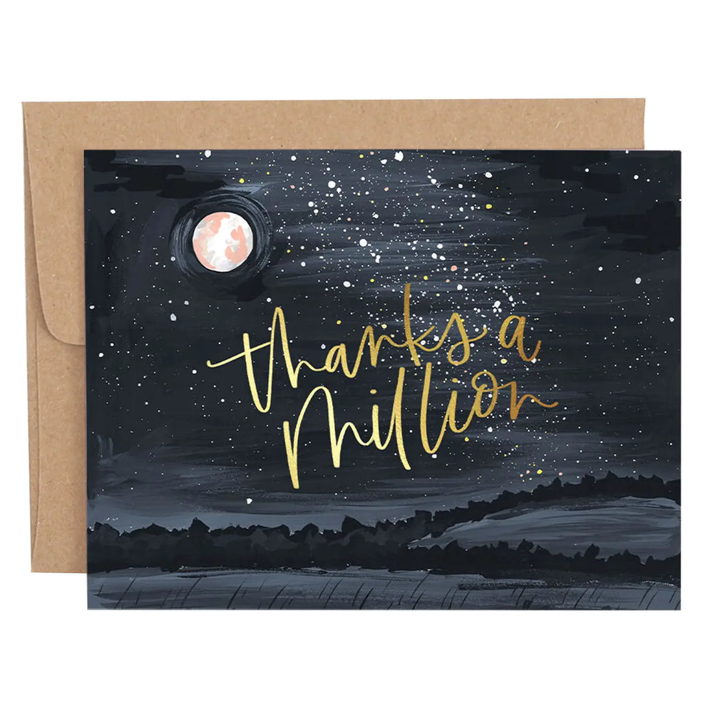 Thanks A Million Greeting Card