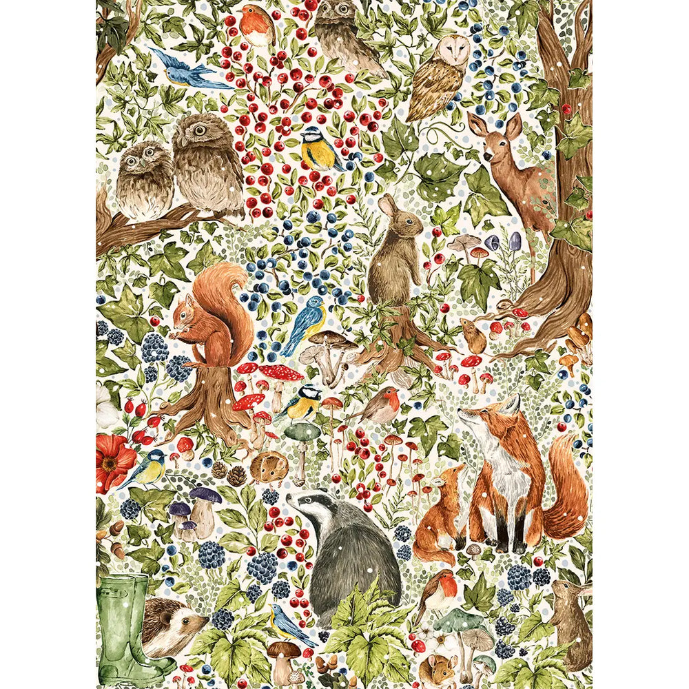 Woodland Wildlife 1000 Piece Jigsaw Puzzle