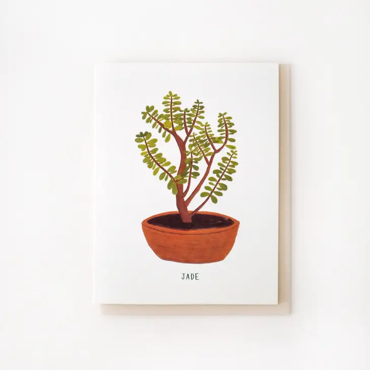 Jade Plant Card