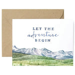 Let the Adventure Begin Greeting Card