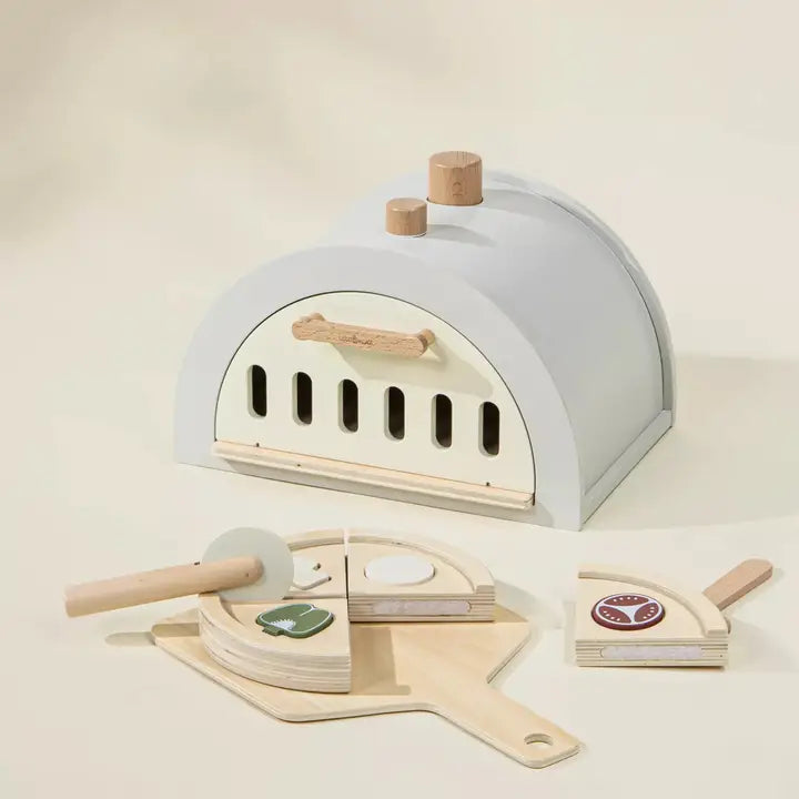 Wooden Pizza Oven Playset