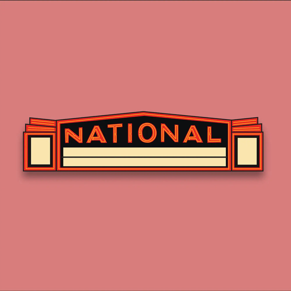 The National Marquee Sticker