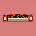 The National Marquee Sticker