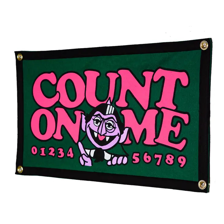 Count On Me Camp Flag • Sesame Street X Oxford Pennant