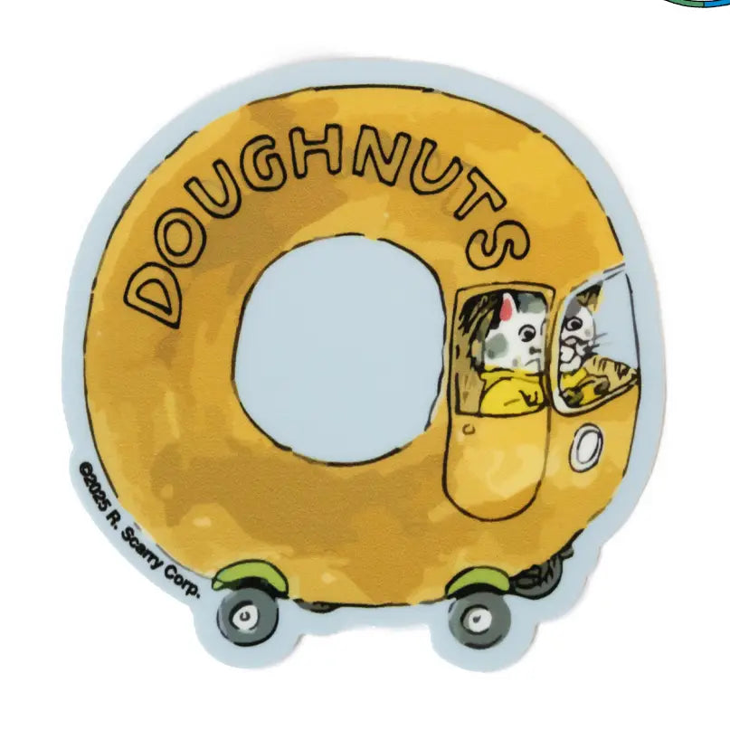 3P4 X Richard Scarry® - Doughnut Car Sticker