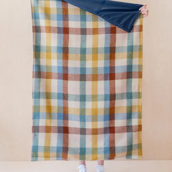 Recycled Wool Foldable Picnic Blanket