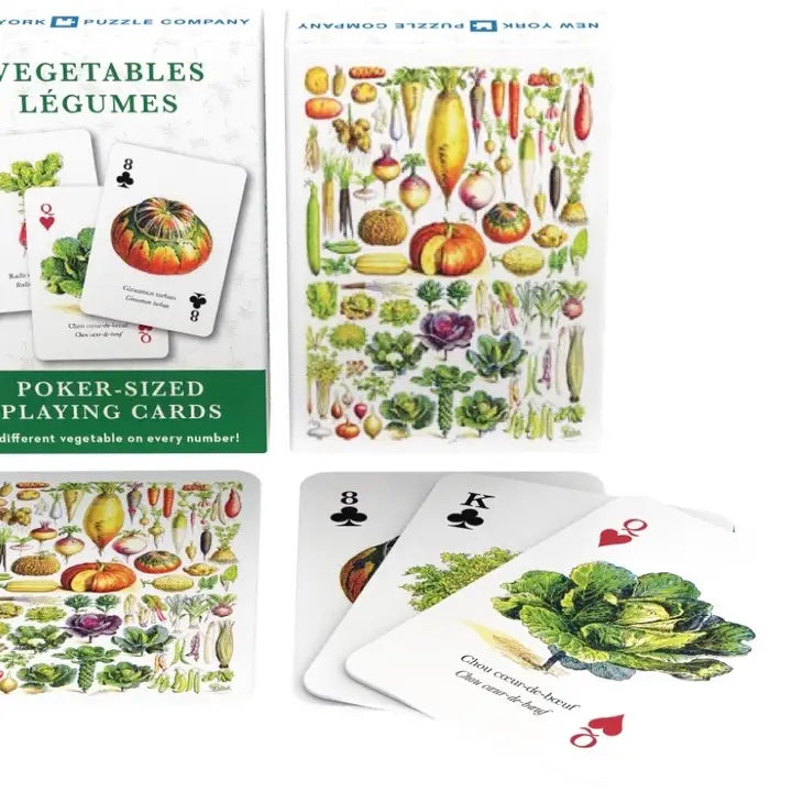 Vegetables Playing Cards