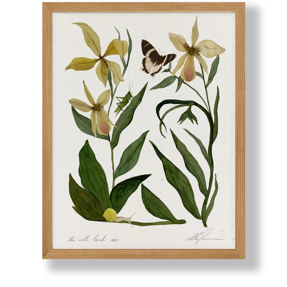 The Well Loved Iris Art Print