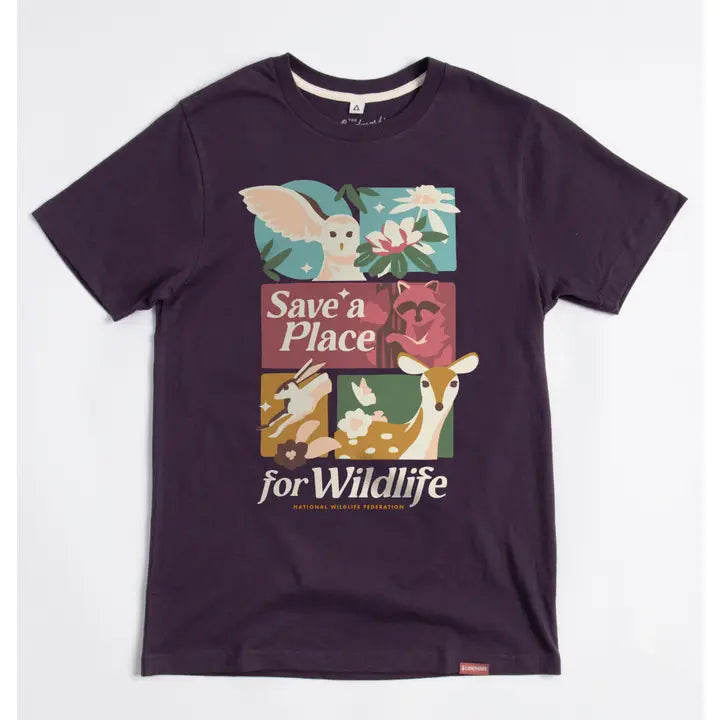 Save A Place For Wildlife Unisex Short Sleeve Tee