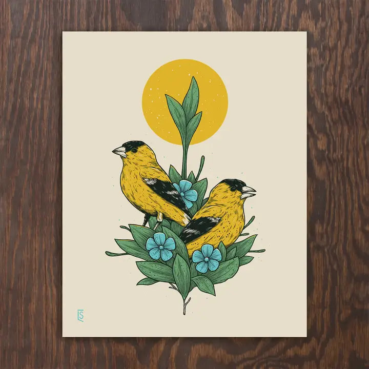 Goldfinches Print