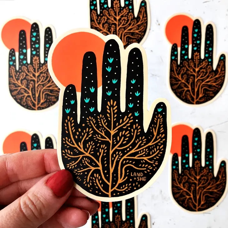 Land & She Stickers
