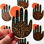 Land & She Stickers