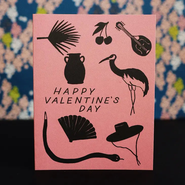 Silhouette Valentine's Card