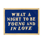 What A Night To Be Young And In Love Camp Flag