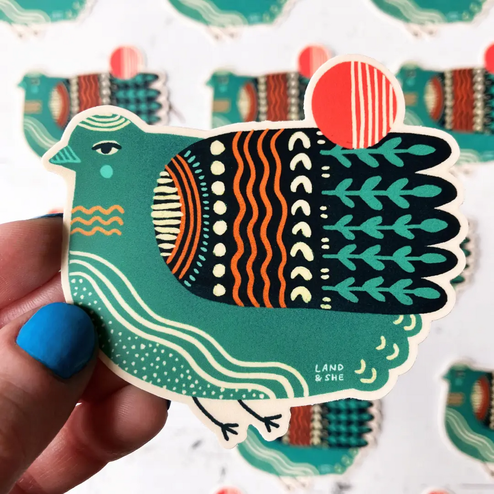 Land & She Stickers