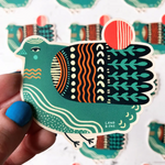 Land & She Stickers