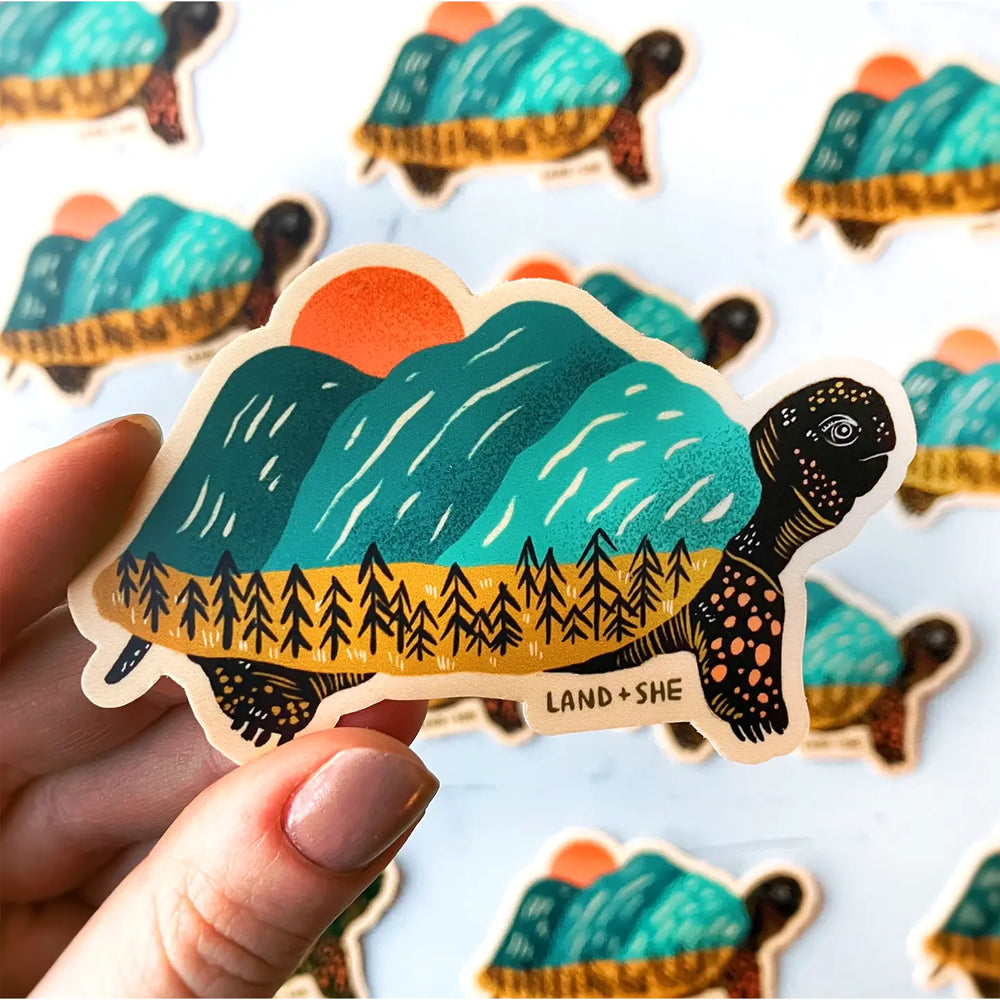 Land & She Stickers