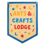 Arts & Crafts Lodge Camp Flag