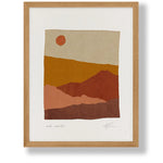 Suede Mountains Art Print