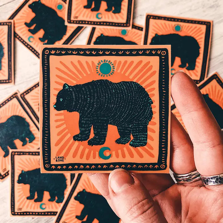 Land & She Stickers