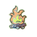 Campfire Enamel Pin