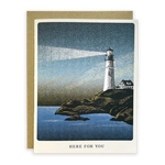 Here for You Lighthouse Card