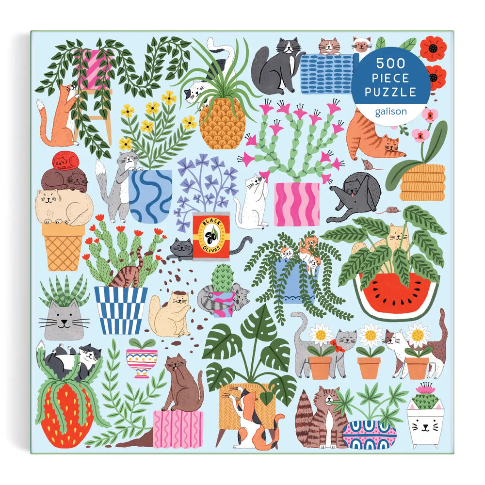 Cats In The Houseplants Puzzle