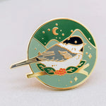 Winter Bird Enamel Pin