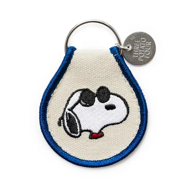 Snoopy Patch Keychain