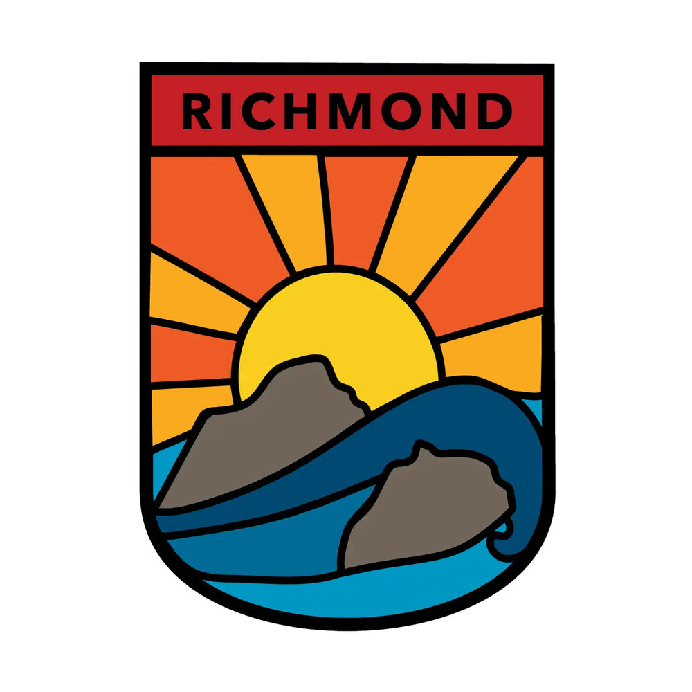 Richmond James River Sticker