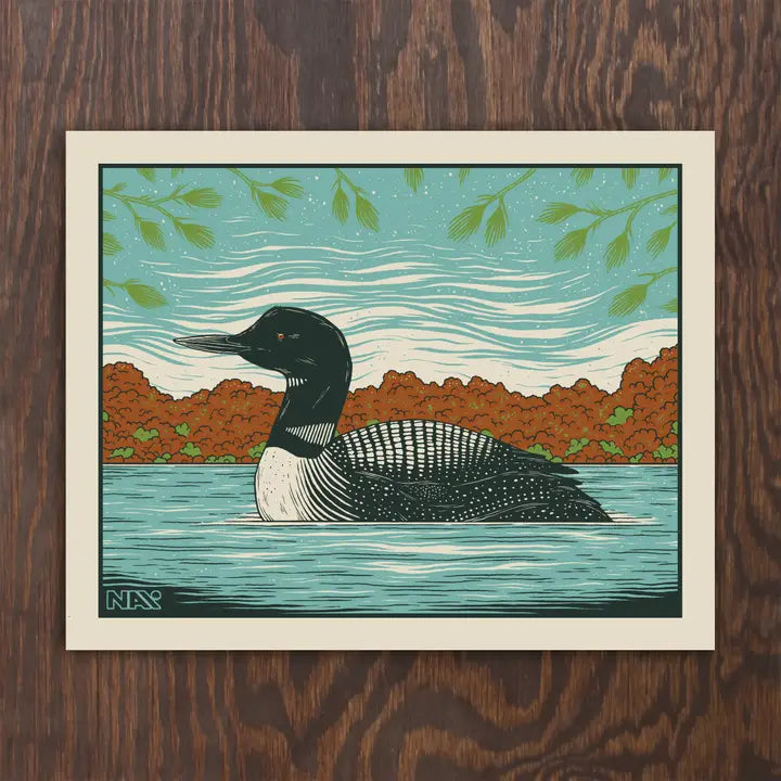 North American Icons - Loon Print