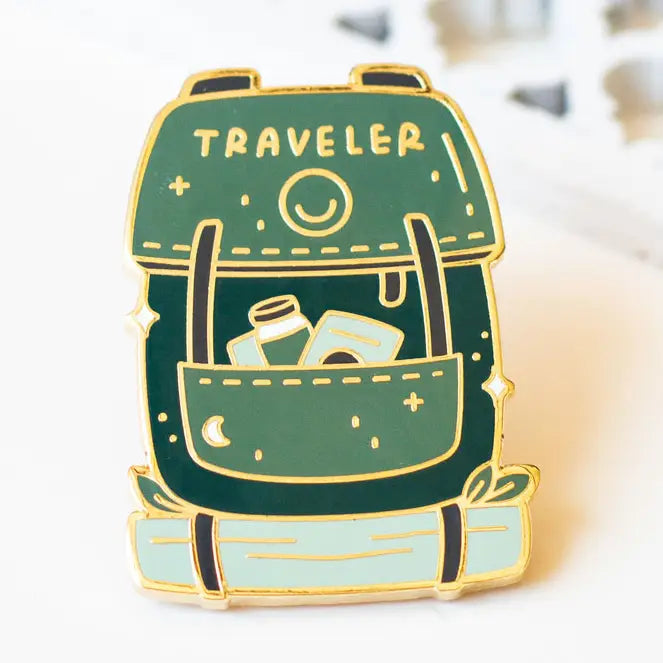 Traveler's Backpack Enamel Pin