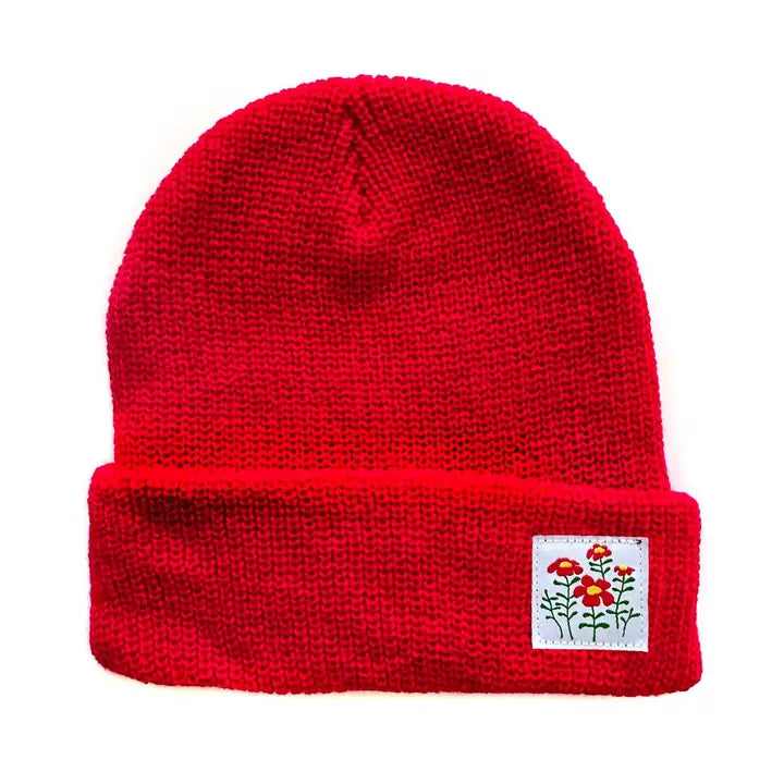 Garden Red Beanie