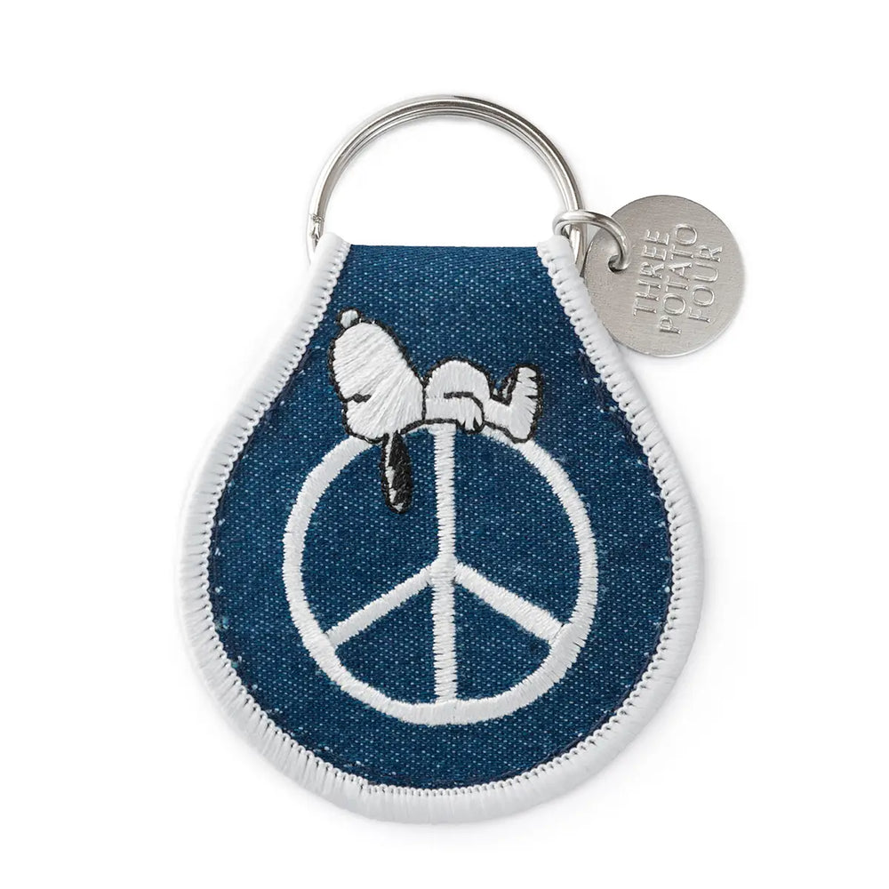 Snoopy Patch Keychain