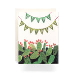 Cactus Pennant Holiday Greeting Card