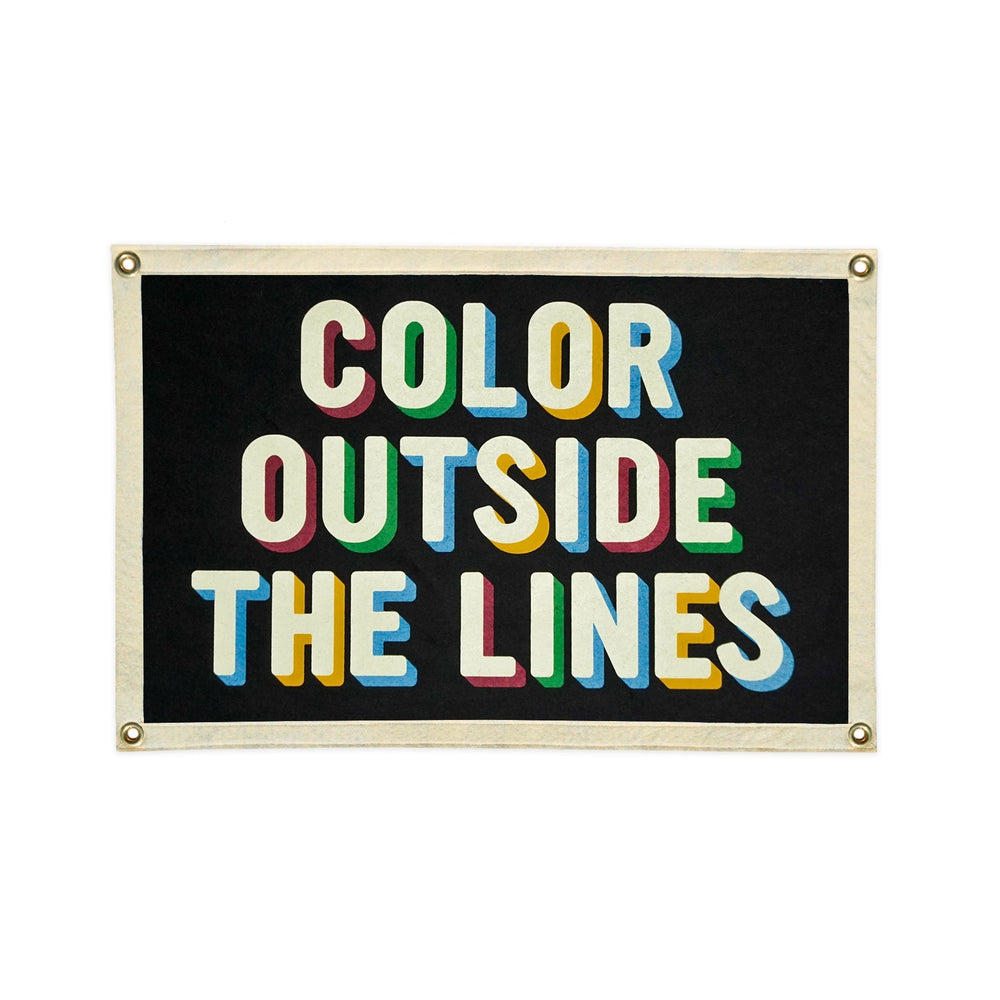 Color Outside the Lines Flag