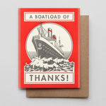 Boatload Of Thanks Card