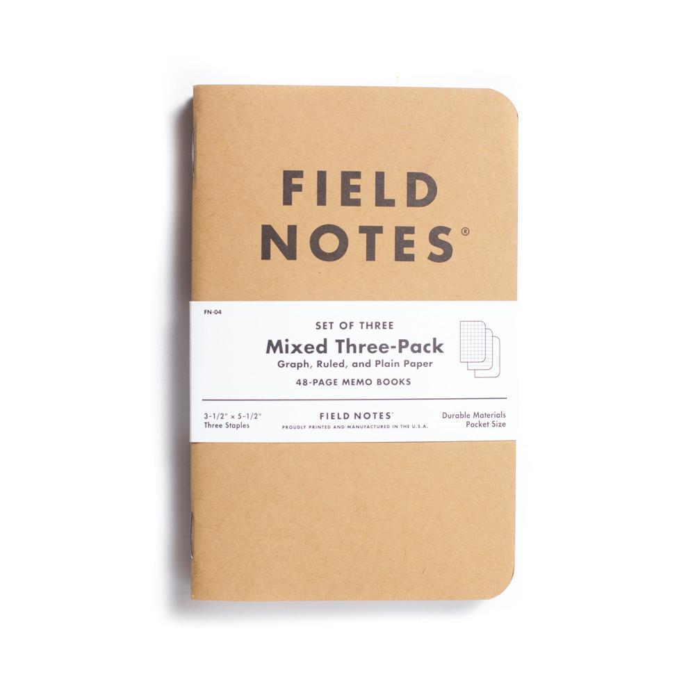 Field Notes - Kraft Mixed 3 Pack