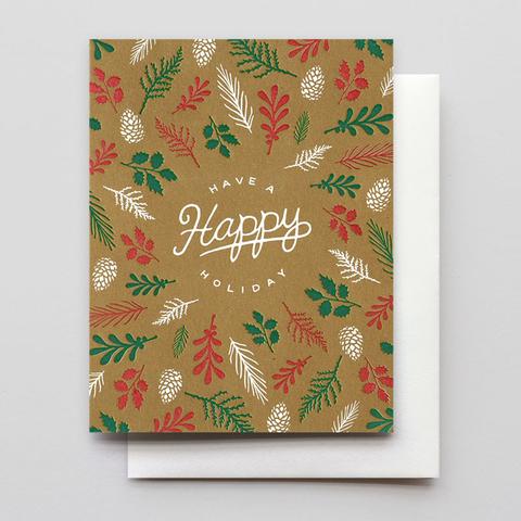 Forest Floor Holiday Card