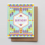 Hexagon Birthday Card