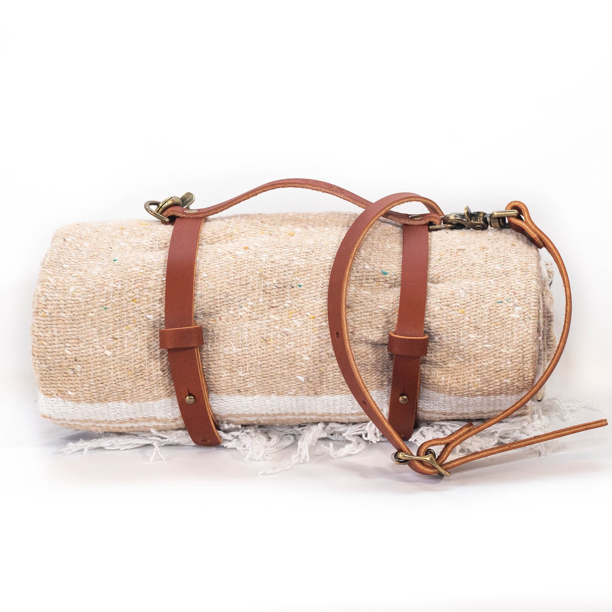Leather Blanket Carrier – Lineage