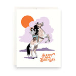 Cowgirl Birthday Card