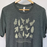 Evergreens of North America T-Shirt - Forest Green