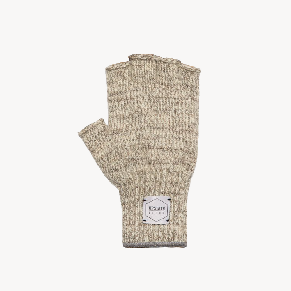 Ragg Wool Fingerless Gloves