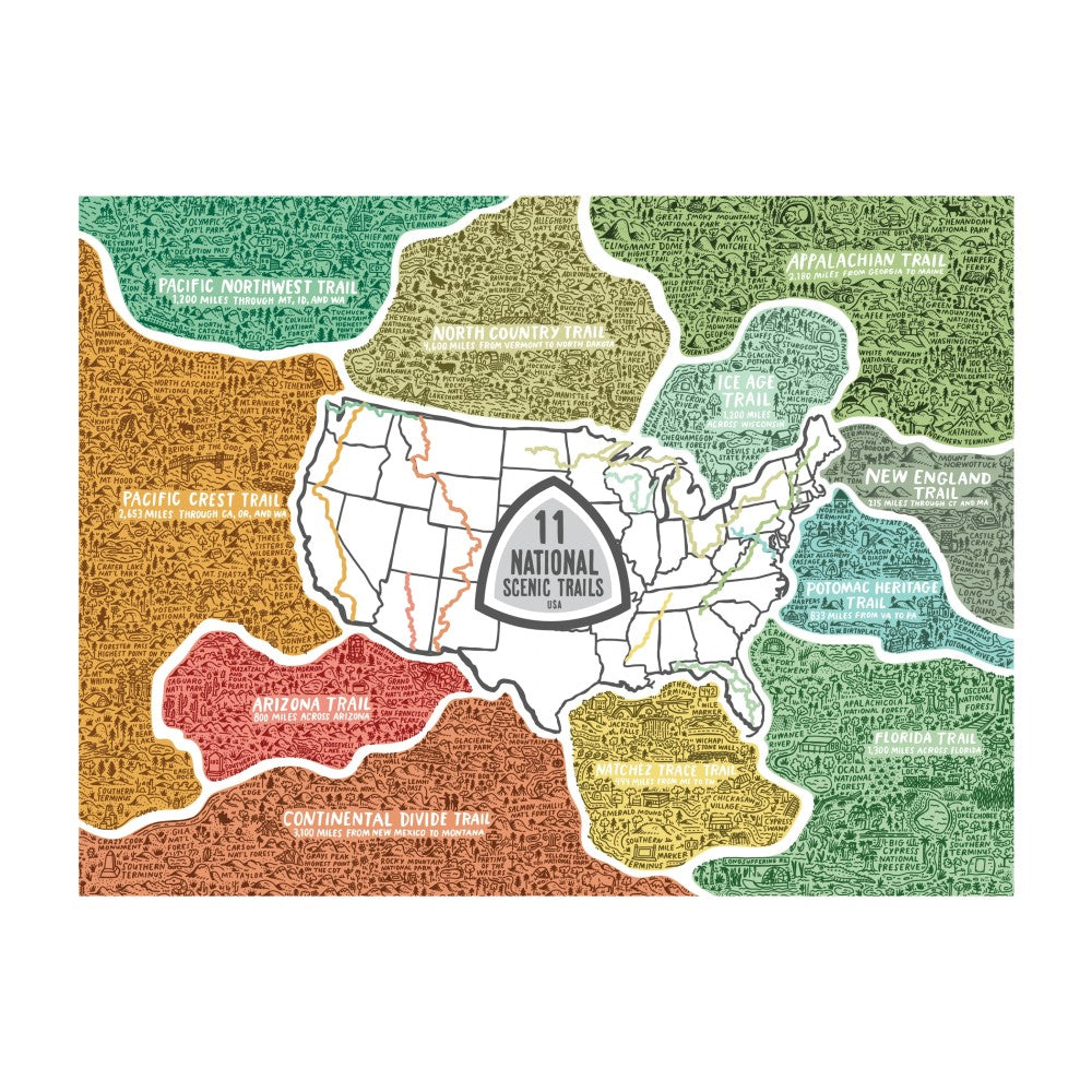 National Scenic Trails Puzzle