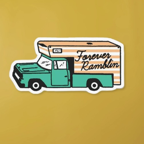 Forever Ramblin Sticker